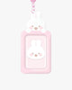 DUCKY WORLD Bunny Photocard Holder Keyring