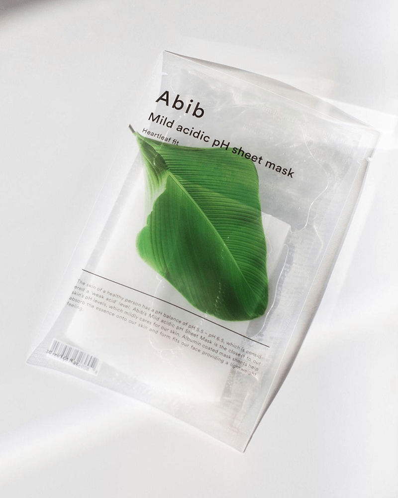 Abib Mild Acidic pH Sheet Mask #Heartleaf Fit