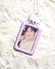 DUCKY WORLD Ddongle Bear Photocard Holder Keyring