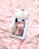 DUCKY WORLD Jelly Beige Hamzzi Photocard Holder Keyring