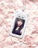 DUCKY WORLD Jelly Glasses Bear Photocard Holder Keyring