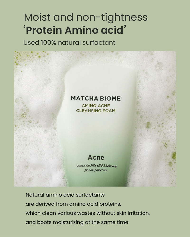 heimish Matcha Biome Amino AC Cleansing Foam