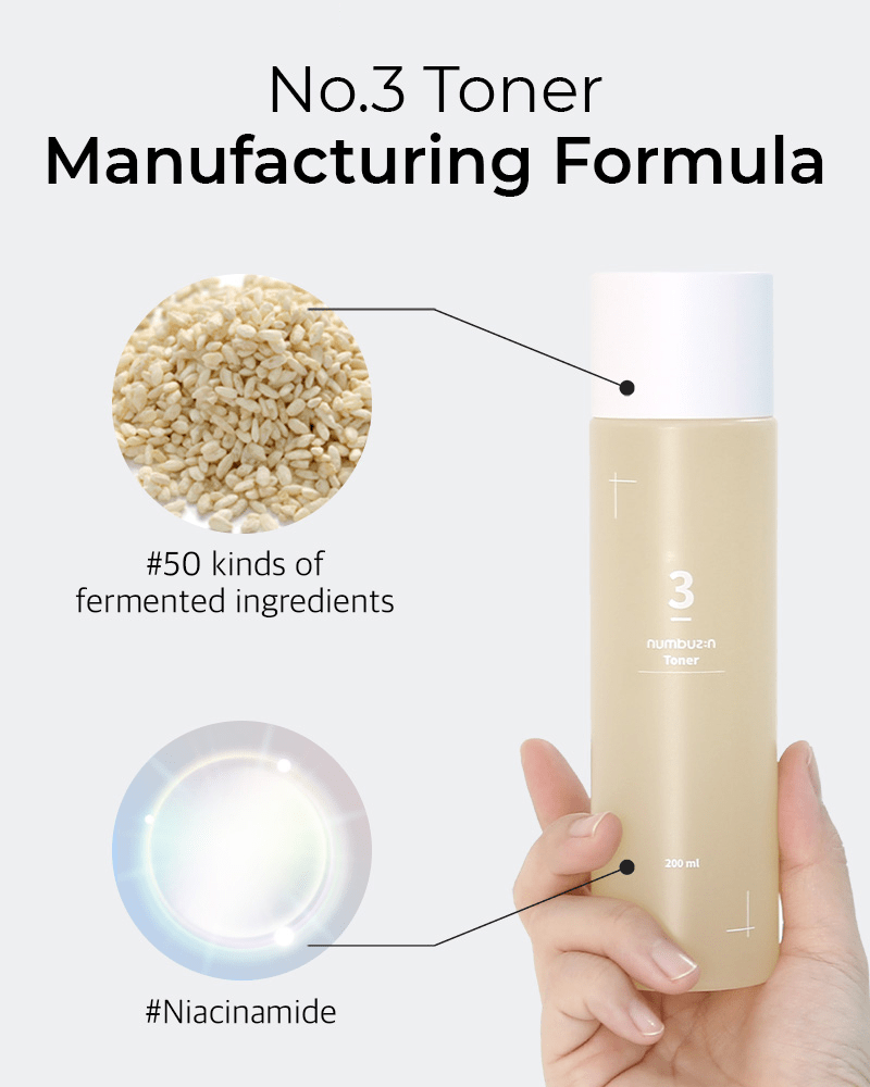 numbuzin No.3 Super Glowing Essence Toner