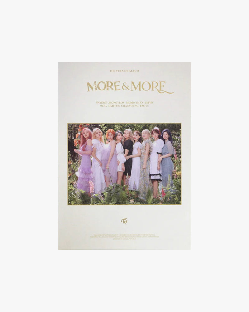 TWICE - MORE & MORE (9TH Mini Album)