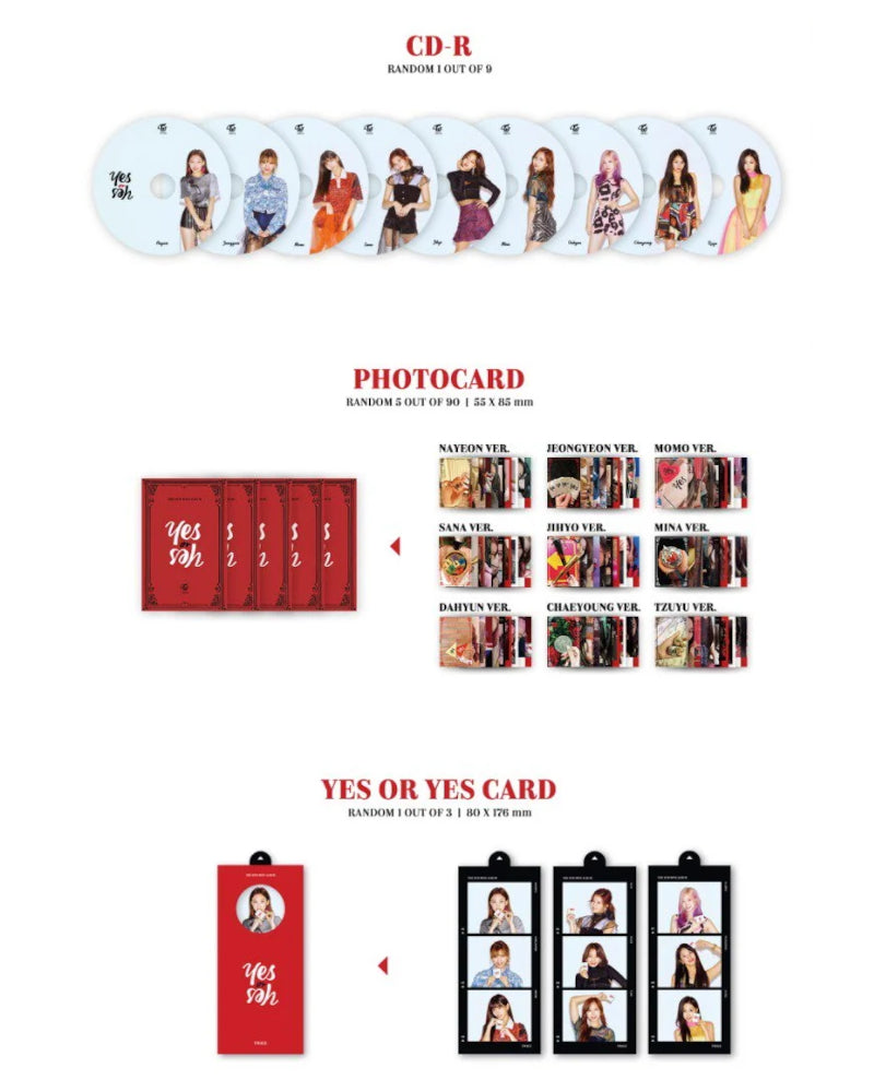 TWICE - YES OR YES (6TH Mini Album)